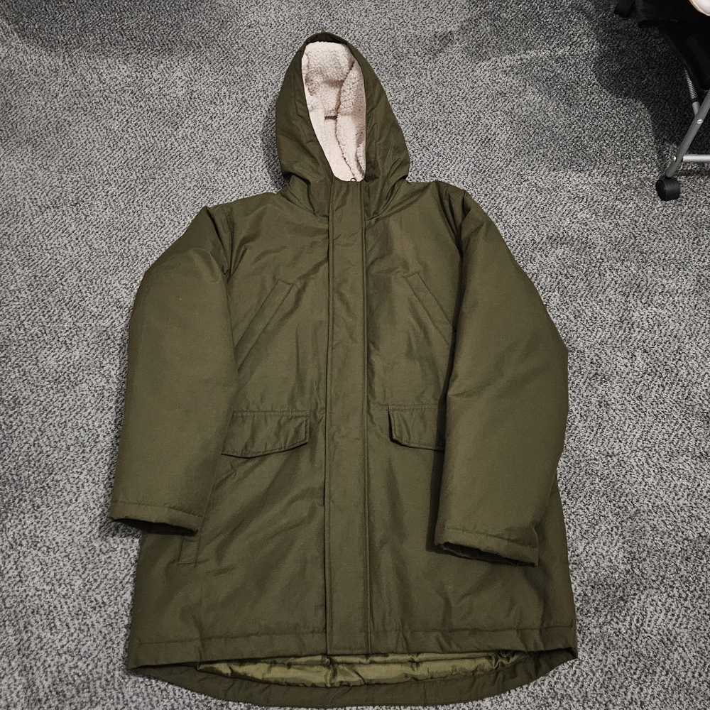 Men's Hooded Parka Coat w/ - XL - Picture 4 of 7